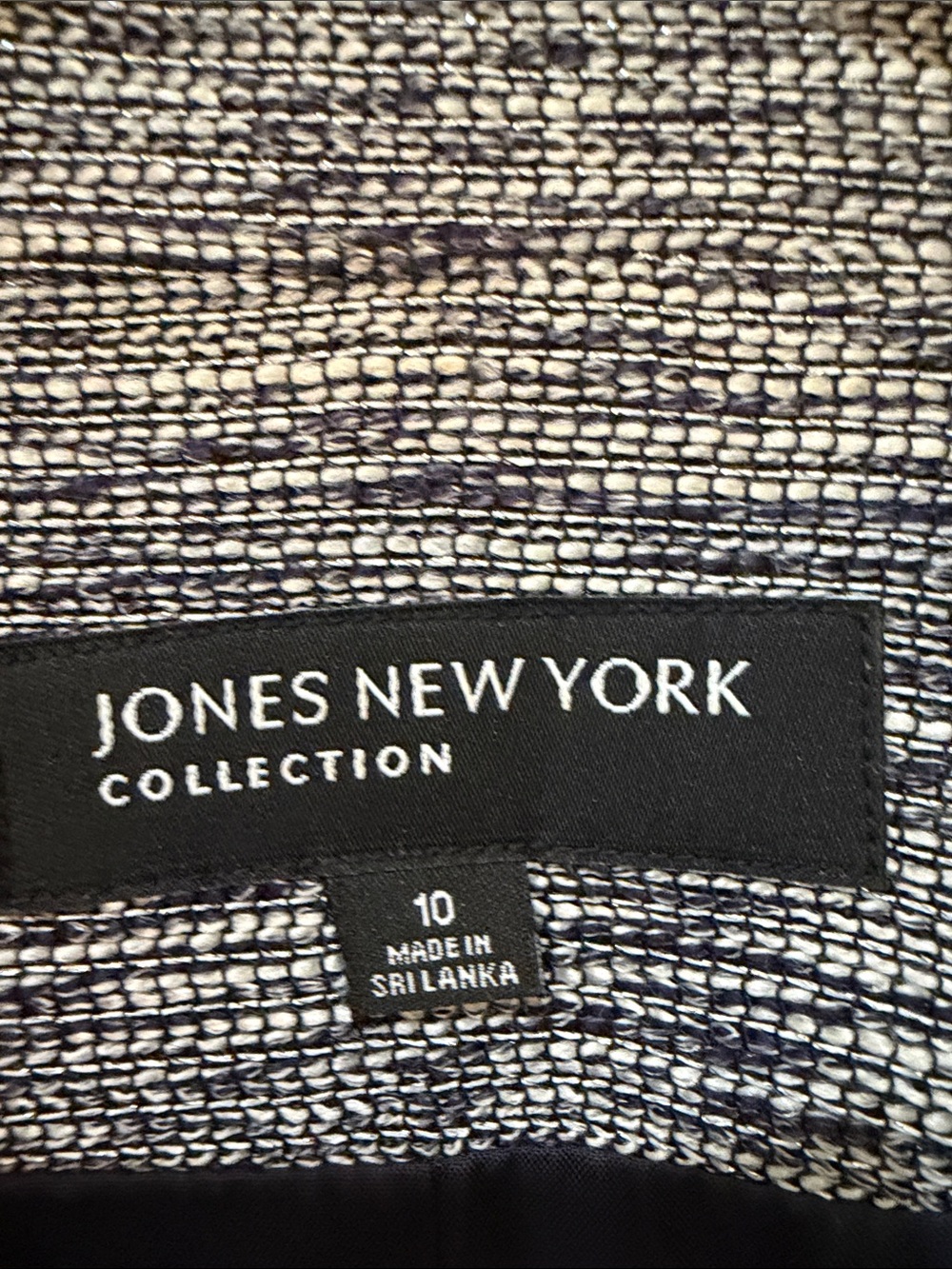Jones New York Gray Professional Office Blazer Jacket Executive - Picture 2 of 4